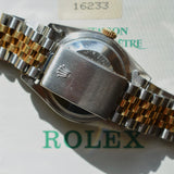 Rolex Datejust ref 16233 Papers