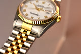 1995 Rolex Datejust 16233 White Roman