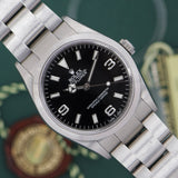 2008 Rolex Explorer 1 114270 with Hang Tags and Bezel Cover