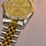 1993 Rolex Datejust 16233 Diamond Dial Box and Papers