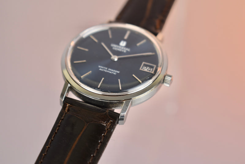 Universal Geneve White Shadow 867.101 Blue Dial