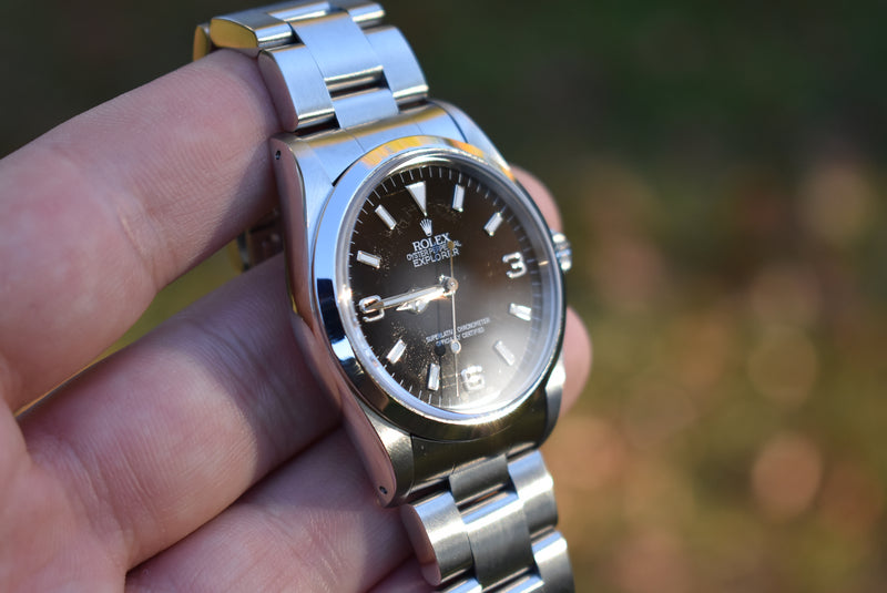 1993 Rolex Explorer 14270 Spider Tritium Dial with Box and Papers