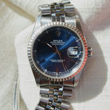 Rolex Datejust ref. 16220 Blue