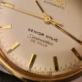 1971 Omega Seamaster De Ville Solid Gold Senior NYLIC w/ Box