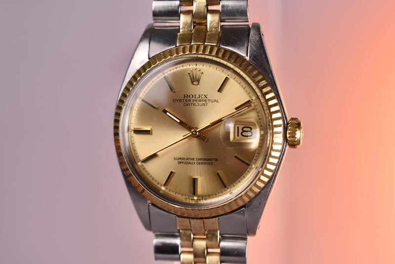 1978 Rolex Datejust 1601 Two Tone Sigma