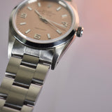 Rolex Air King 14000 Salmon Dial With Box and Papers