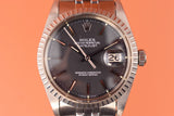 Rolex Datejust ref 1603 Matte Black