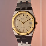 1980s Bulova Royal Oak Automatic With Box and Papers