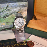 Rolex Explorer 16570 Polar with Box, booklets and Service Papers