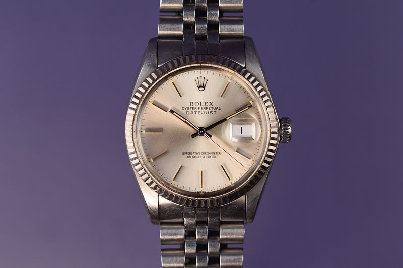 Rolex Datejust 16014 Silver Dial