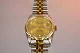 1993 Rolex Datejust 16233 Diamond Dial Box and Papers