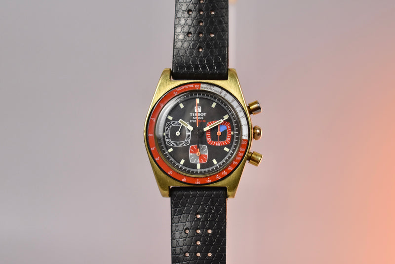 Vintage Tissot PR516 Gold Chronograph