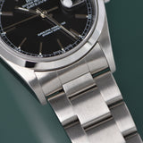 2003 Rolex Datejust 16200 Black Dial With Box and Papers