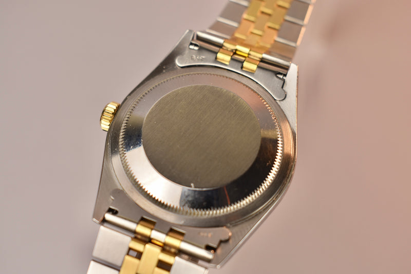1996 Rolex Datejust 16233 Champagne Roman Complete Set