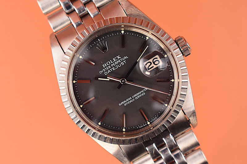 Rolex Datejust ref 1603 Matte Black