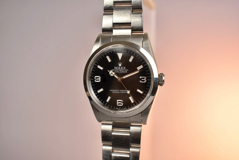 1996 Rolex Explorer 14270 Tritium Dial with Box and Papers