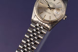 Rolex Datejust 16014 Silver Dial