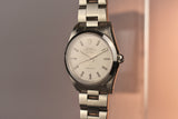 1990 Rolex Air King 14000 Warm Silver Dial with Box and Papers