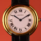 Cartier Vendome Ronde Paris Dial With Box