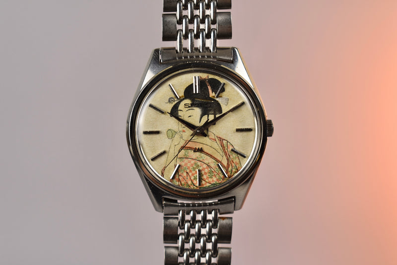 Seiko Lord Matic Ukiyo-E “Smoking Lady” 5601-9000